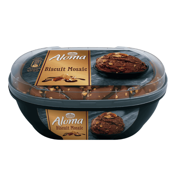 Aloma Ice Cream Biscuit Mosaic Prem 900ml