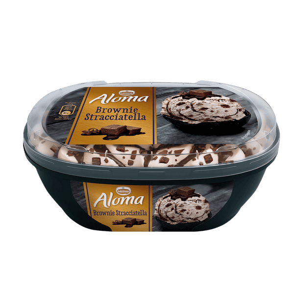 Aloma Ice Cream Brownie Stracciatella 900ml