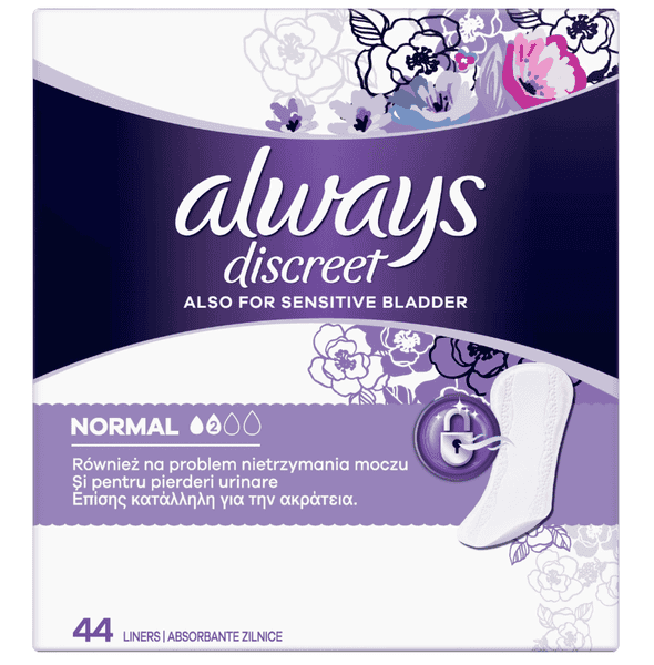 ALWAYS DISCREET LINERS (44) NORMAL
