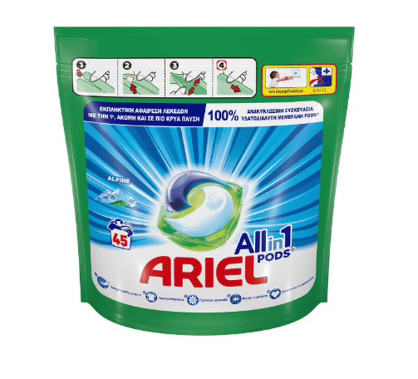 Ariel Pods Set Alpine 45pcs