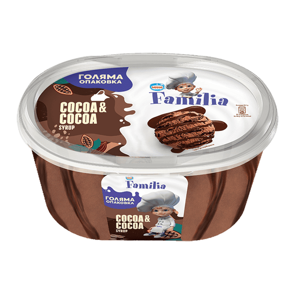 FAMILIA Ice Cream Cocoa & Cocoa Syrup 505g