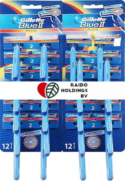 Gillette Blue II Plus Razor 24pcs