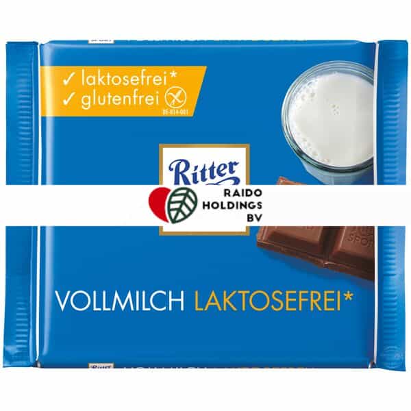 Ritter Sport Milk chocolate lactose free 100 g