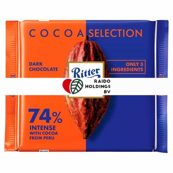 Ritter Sport Cocoa 74% Peru 100 g