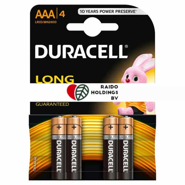 Duracell Battery Basic AAAK 4