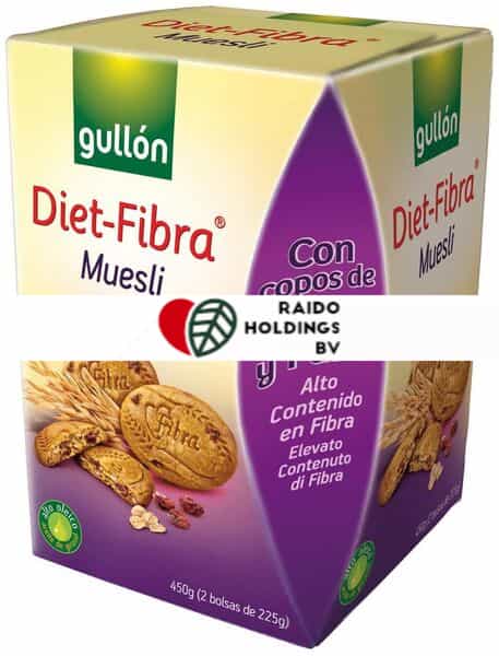 Gullon Diet Fibra Muesli Caja 450 g