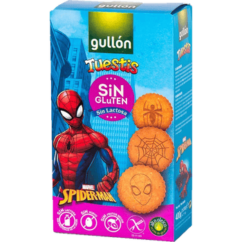 Gullon Tuestis Spiderman sin Gluten Caja 400 g