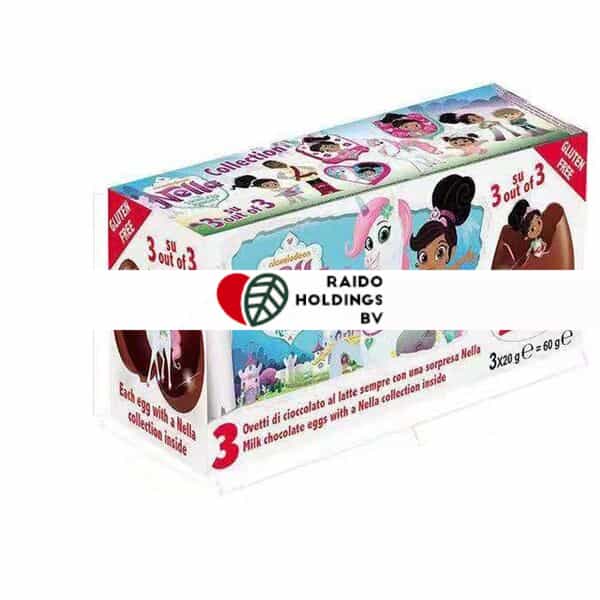 Zaini Nella Chocolate Eggs 3 x 20 g