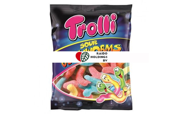 Trolli Sour Glow Worms 100g